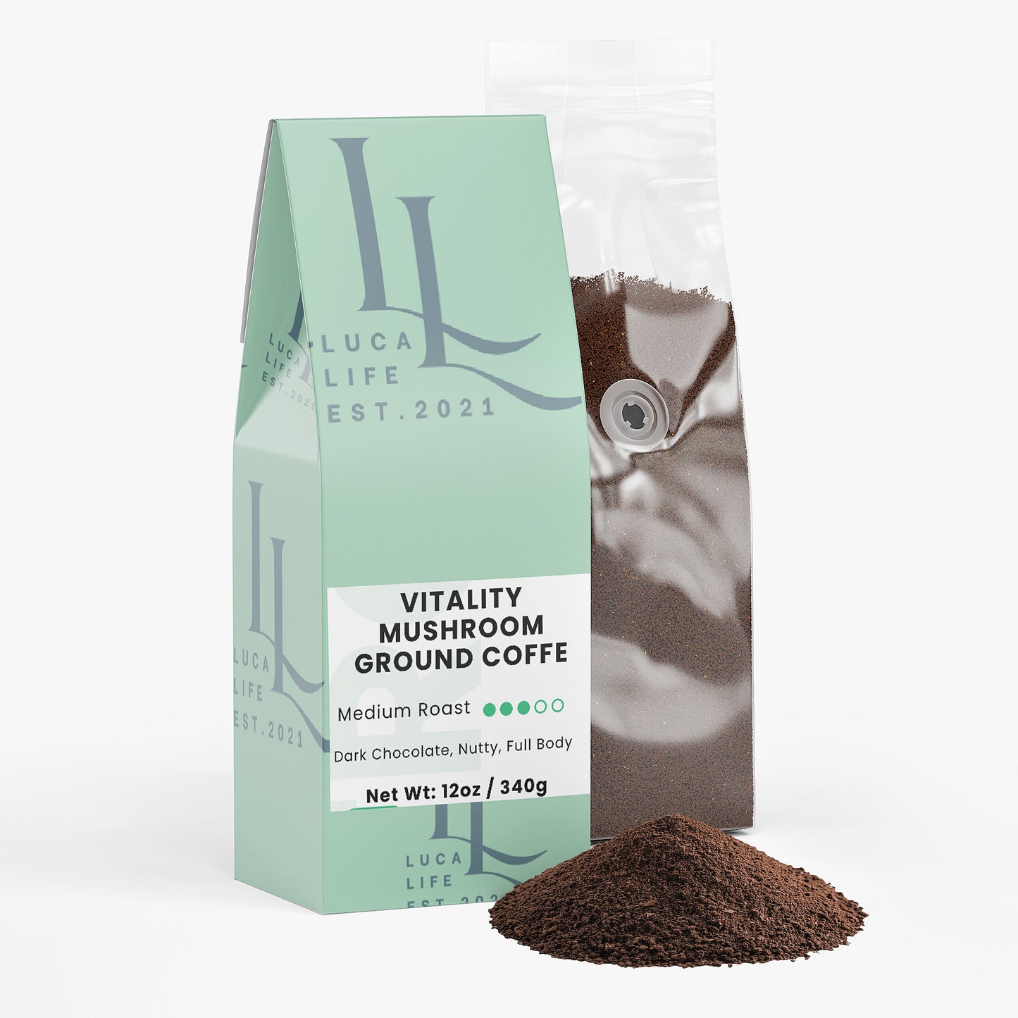 Vitality Mushroom Coffee (Medium Roast)