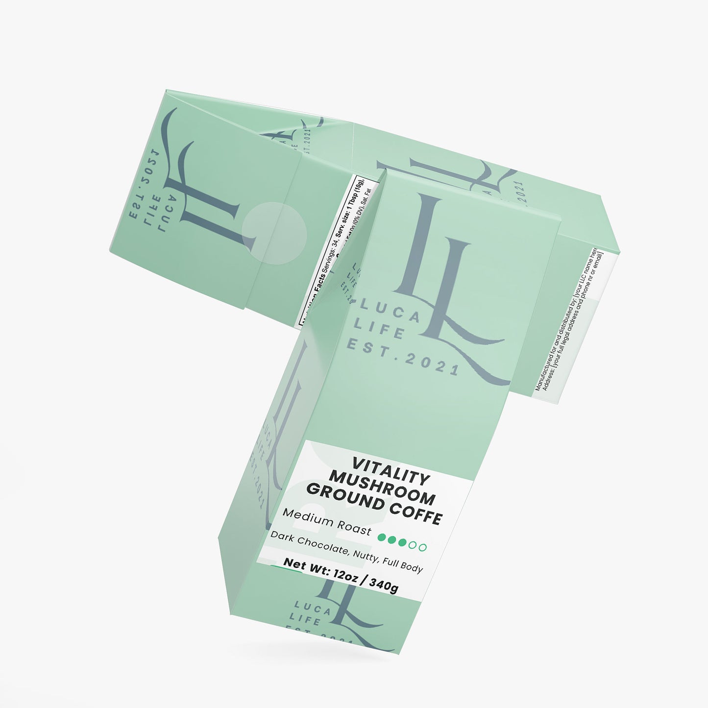 Vitality Mushroom Coffee (Medium Roast)