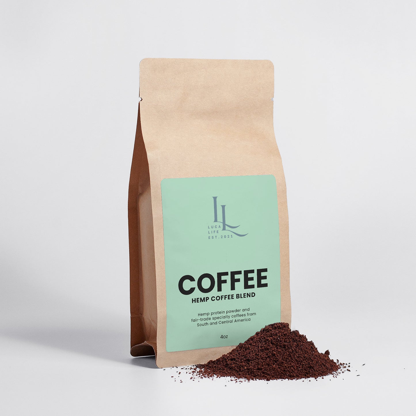 Hemp Coffee Blend - Medium Roast 4oz
