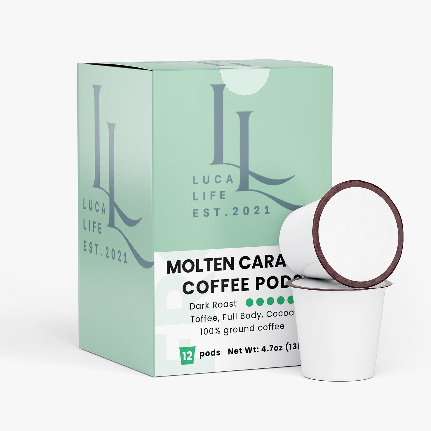 Molten Caramel Coffee Pods (Dark Roast)