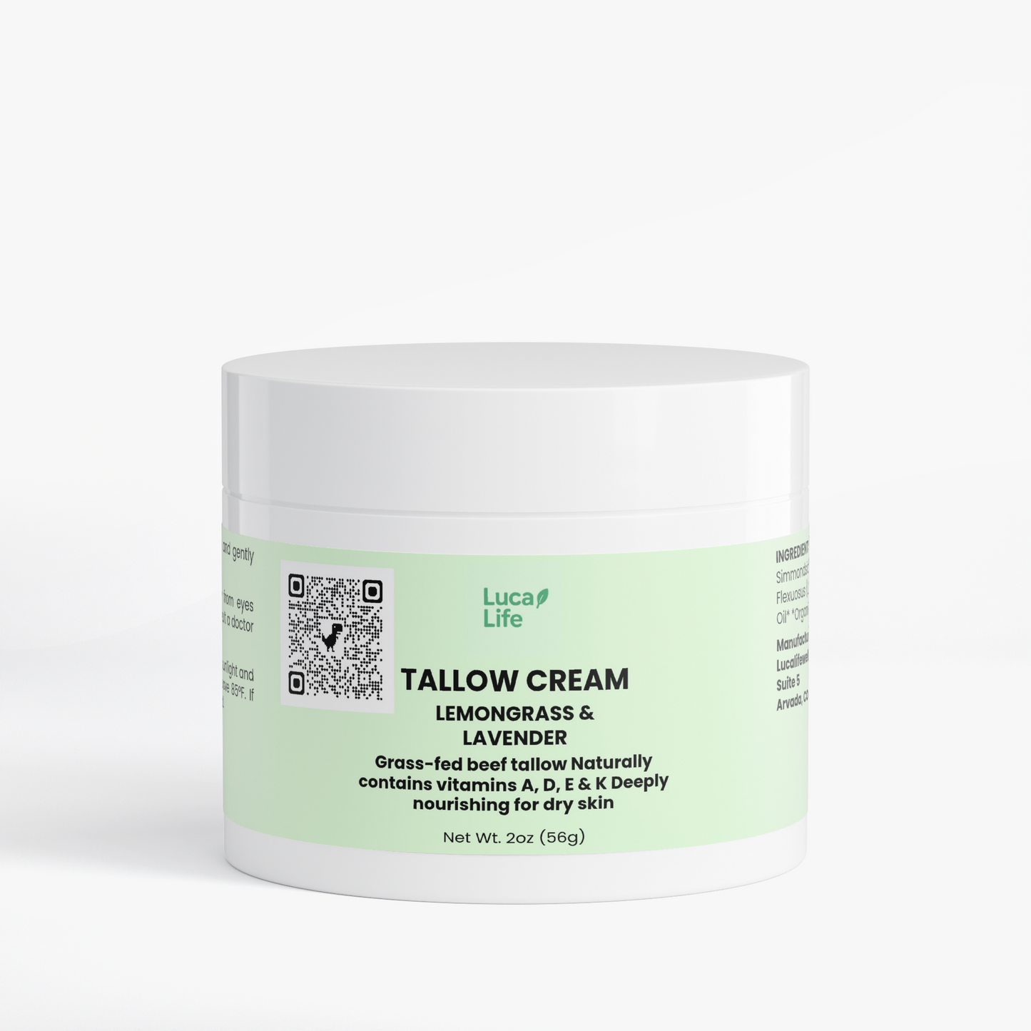 Tallow Cream Lemongrass & Lavender