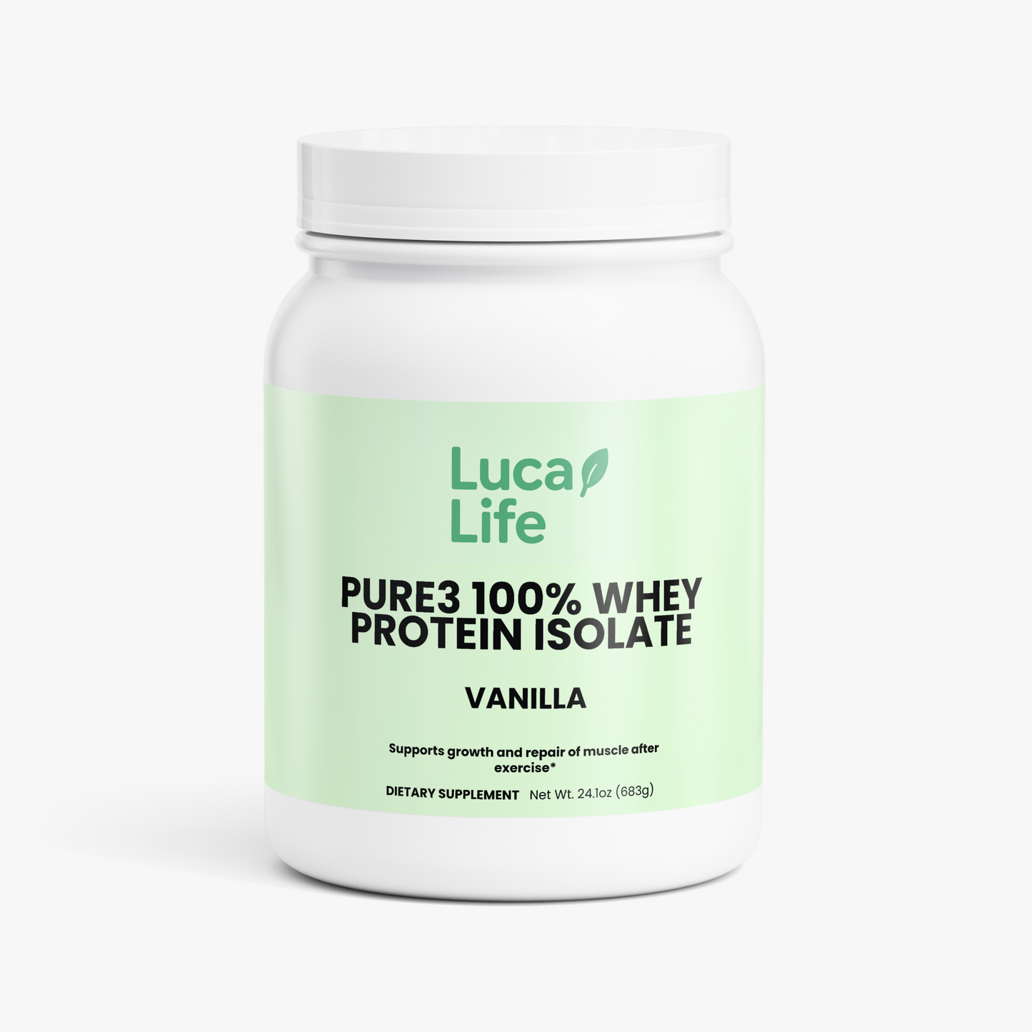 Pure3 100% Whey Protein Isolate (Vanilla)