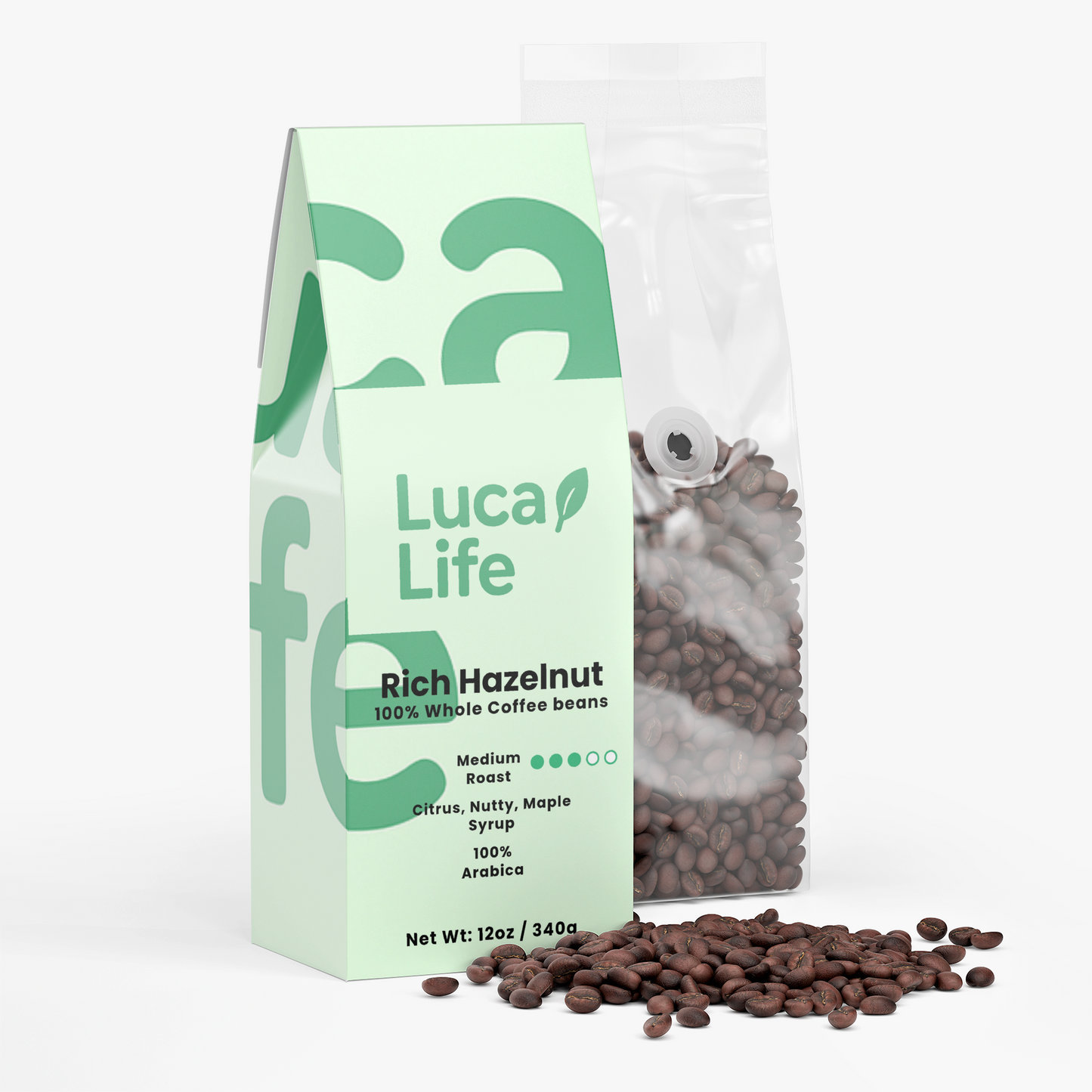 Rich Hazelnut Coffee (Medium Roast)