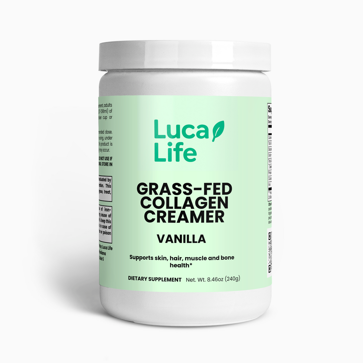 Grass-Fed Collagen Creamer (Vanilla)