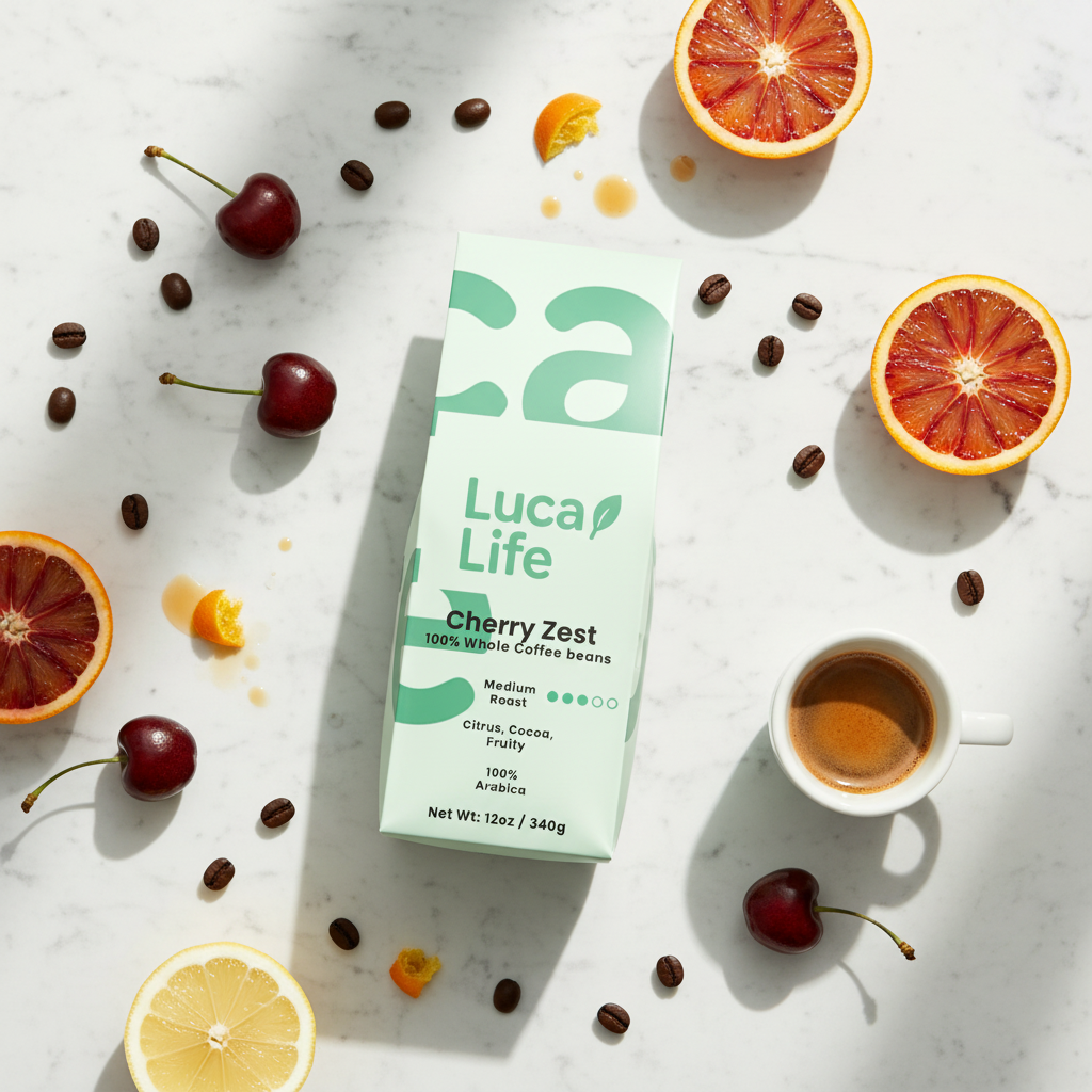 Cherry Zest Flat Lay