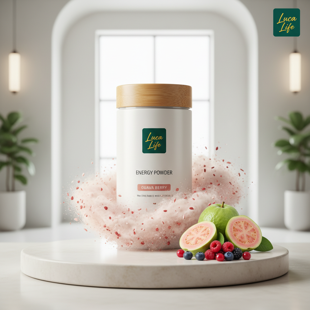 Energy Powder Guava Berry with Logo