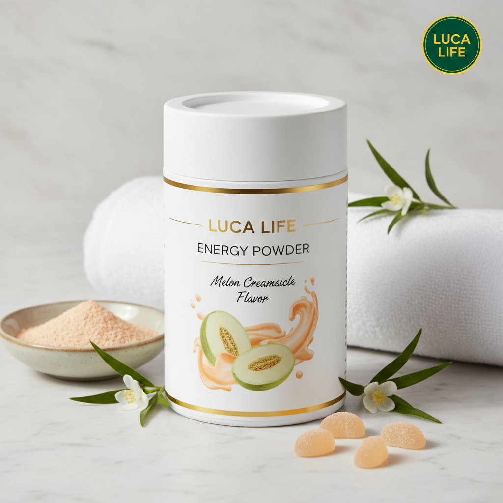 Energy Powder Melon Creamsicle with Logo