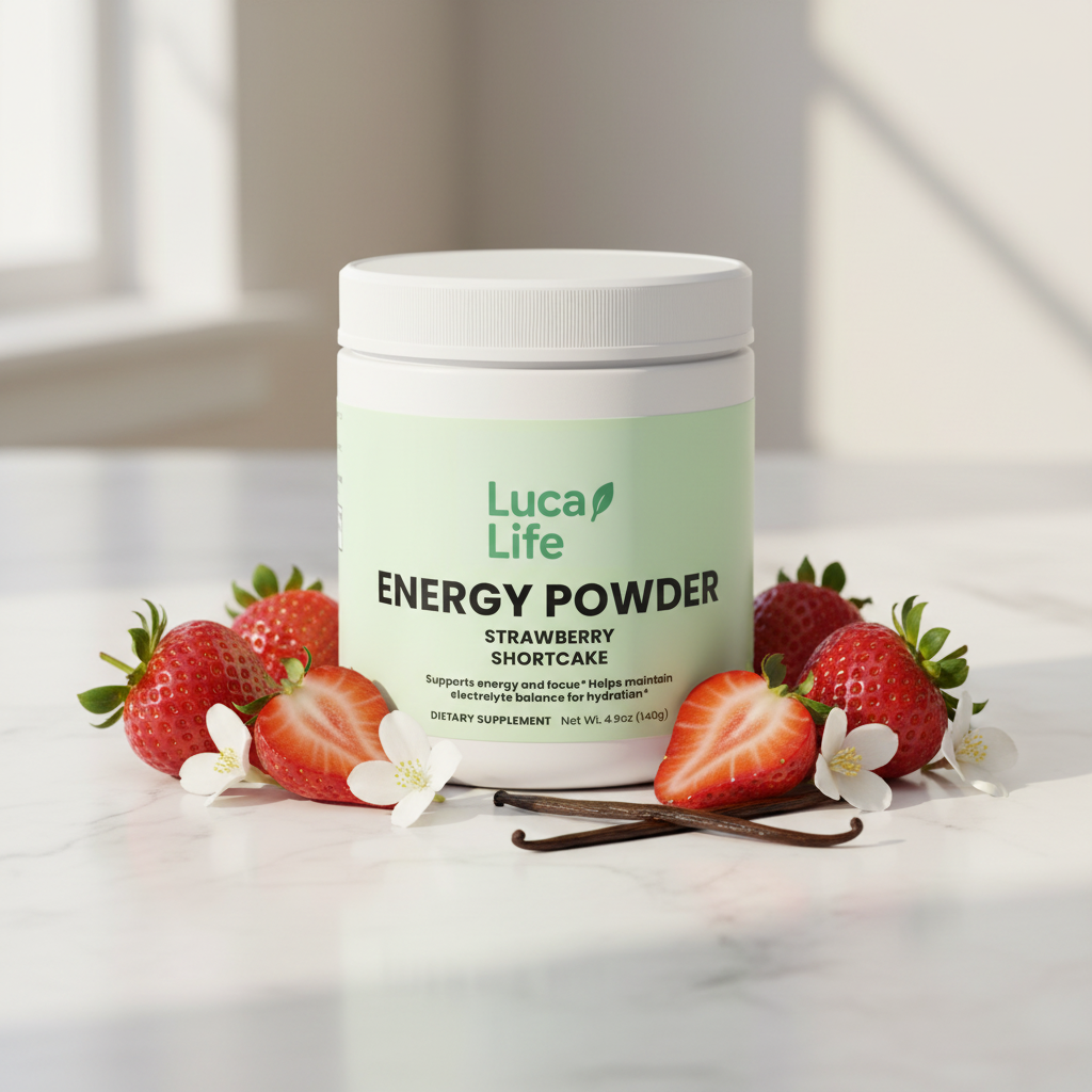 Energy Powder Strawberry Shortcake