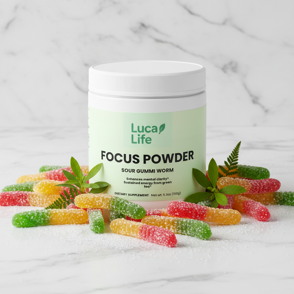Focus Powder Sour Gummi Worm