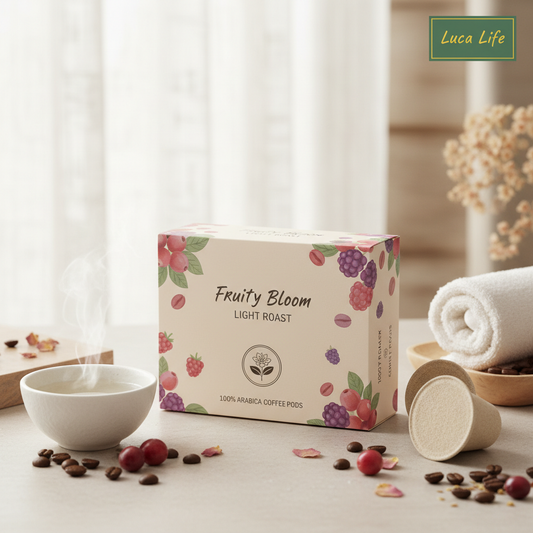 Fruity Bloom Coffee Pods with Logo