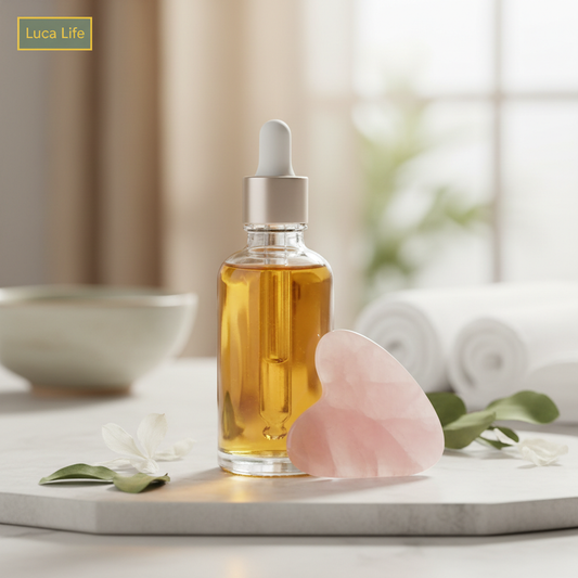 Gua Sha Face Oil with Logo