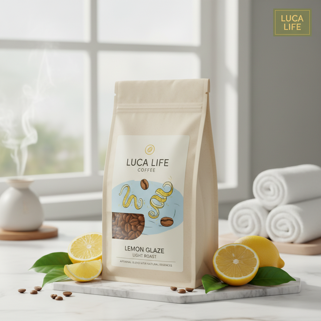 Lemon Glaze Coffee with Logo