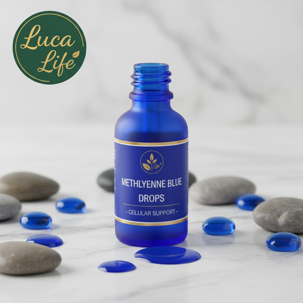 Methylene Blue Drops with Logo