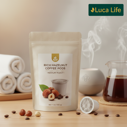 Rich Hazelnut Coffee Pods with Logo
