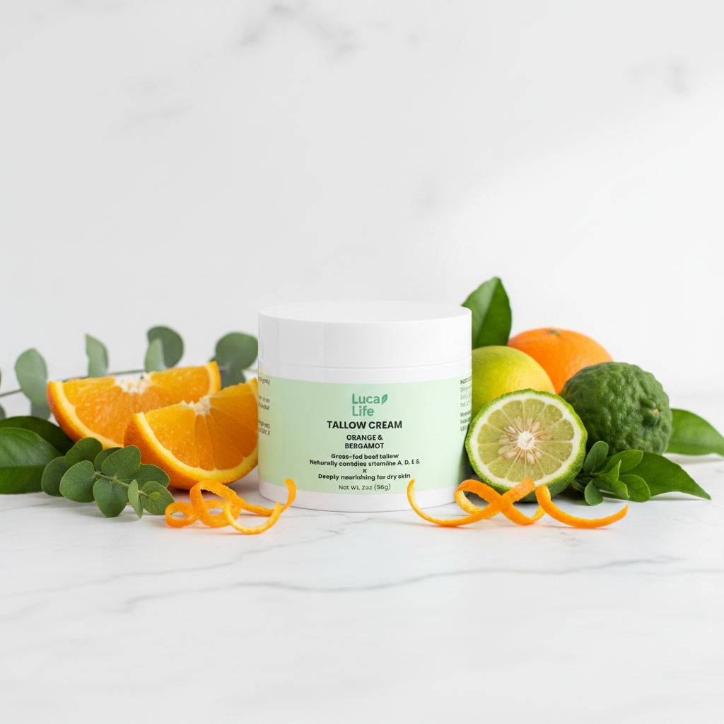 Tallow Cream Orange & Bergamot